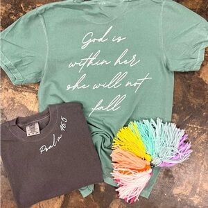 Small port and company psalms grey sweatshirt new